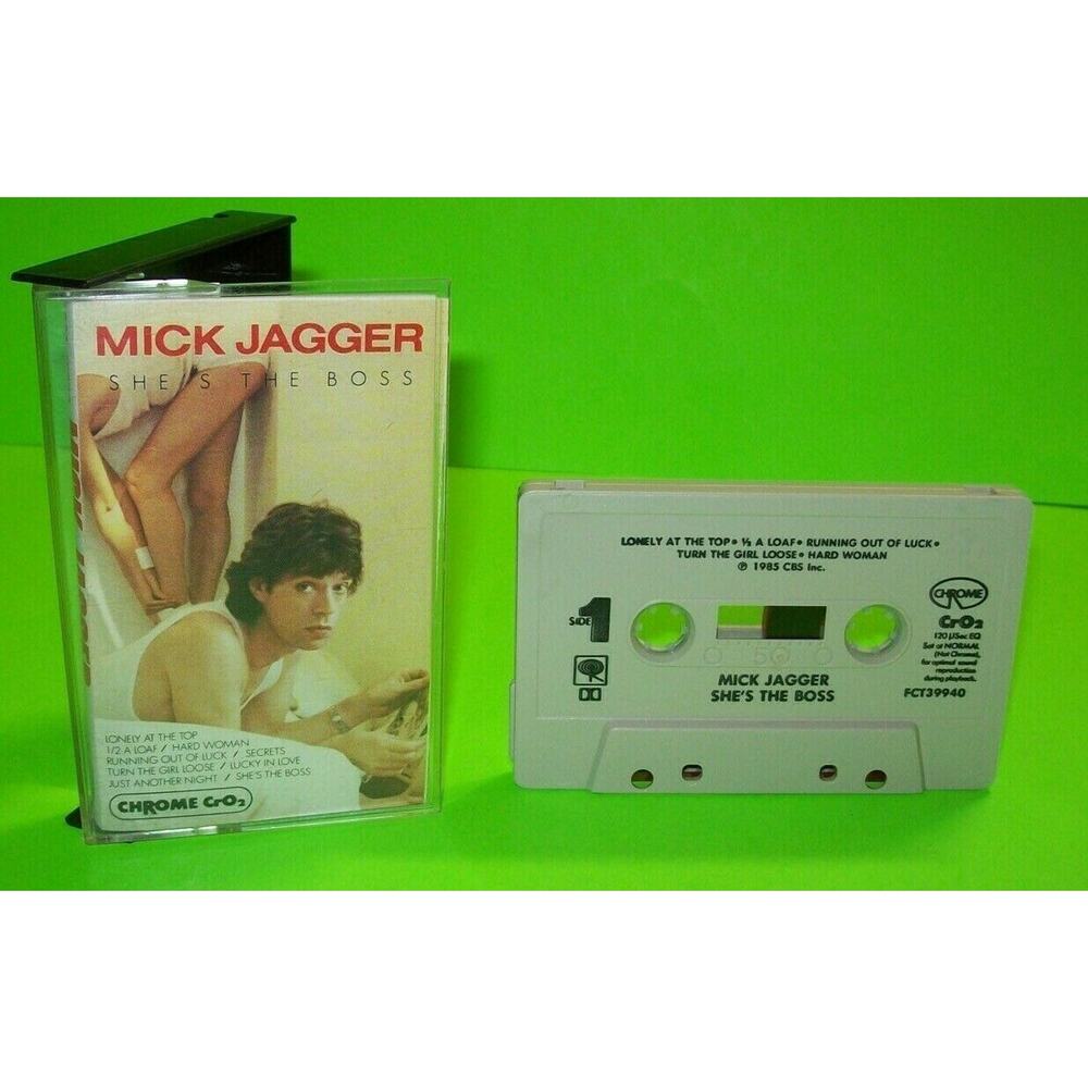 Mick Jagger She's The Boss Cassette Tape Pop Rock Rock Music Rolling Stones 1985